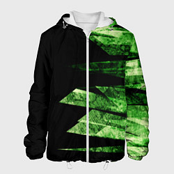 Мужская куртка Color green black