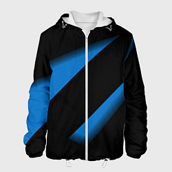 Мужская куртка Color blue black line