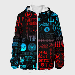 Мужская куртка Twenty one pilots rock pattern