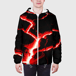 Куртка с капюшоном мужская The rift, цвет: 3D-белый — фото 2