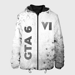 Мужская куртка GTA 6 - white gradient вертикально