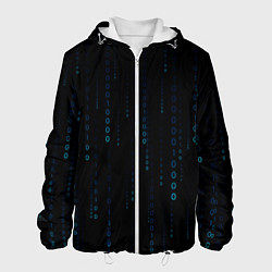 Мужская куртка Color black blue