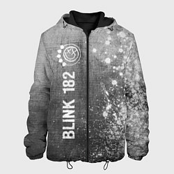 Куртка с капюшоном мужская Blink 182 - grey gradient по-вертикали, цвет: 3D-черный