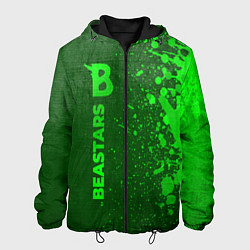 Куртка с капюшоном мужская Beastars - green gradient по-вертикали, цвет: 3D-черный