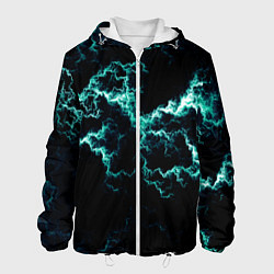 Мужская куртка Lightning light blue glow