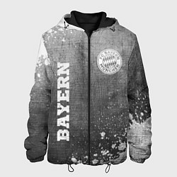Куртка с капюшоном мужская Bayern - grey gradient вертикально, цвет: 3D-черный