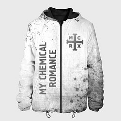 Куртка с капюшоном мужская My Chemical Romance - white gradient вертикально, цвет: 3D-черный