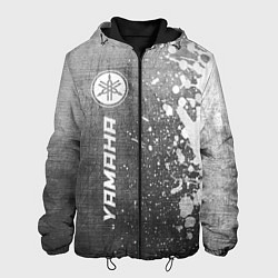 Куртка с капюшоном мужская Yamaha - grey gradient по-вертикали, цвет: 3D-черный