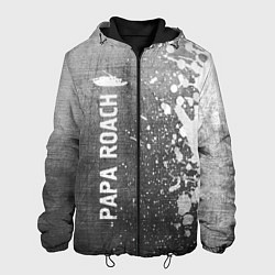 Куртка с капюшоном мужская Papa Roach - grey gradient по-вертикали, цвет: 3D-черный
