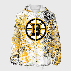 Куртка с капюшоном мужская Boston Bruins NHL white, цвет: 3D-белый
