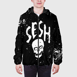 Куртка с капюшоном мужская Sesh, цвет: 3D-черный — фото 2