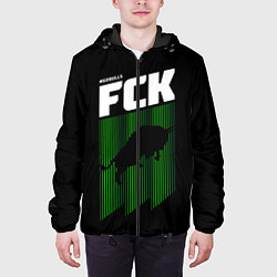 Куртка с капюшоном мужская FC Krasnodar, цвет: 3D-черный — фото 2