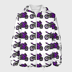 Мужская куртка Motorcycle purple