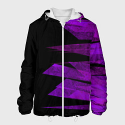 Мужская куртка Color purple black stripes