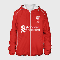 Куртка с капюшоном мужская Ливепрпуль домашняя форма 2025 2026, цвет: 3D-белый