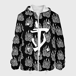 Куртка с капюшоном мужская Doom хищник леса, цвет: 3D-белый