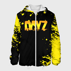 Куртка с капюшоном мужская Dayz краски желтые краски, цвет: 3D-белый