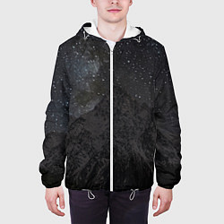 Куртка с капюшоном мужская Тихтенген звёздны, цвет: 3D-белый — фото 2