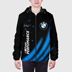 Куртка с капюшоном мужская BMW Power Performance, цвет: 3D-черный — фото 2
