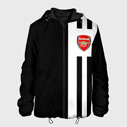 Куртка с капюшоном мужская Arsenal спорт линии, цвет: 3D-черный