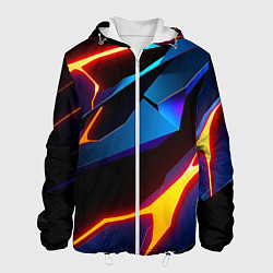 Куртка с капюшоном мужская Галактический, цвет: 3D-белый