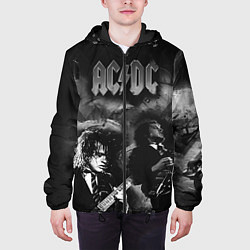 Куртка с капюшоном мужская AC/DC, цвет: 3D-черный — фото 2