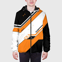 Куртка с капюшоном мужская CS:GO Asiimov, цвет: 3D-черный — фото 2