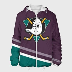 Куртка с капюшоном мужская Anaheim Ducks Selanne, цвет: 3D-белый