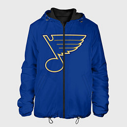 Куртка с капюшоном мужская St Louis Blues: Tarasenko 91, цвет: 3D-черный