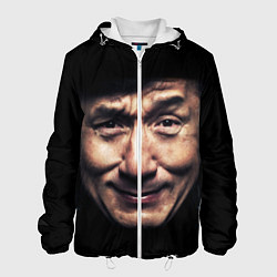 Куртка с капюшоном мужская Джеки Чан, цвет: 3D-белый