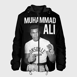 Куртка с капюшоном мужская Muhammad Ali, цвет: 3D-черный