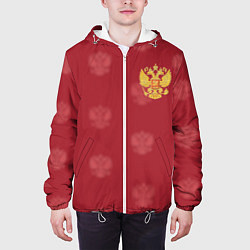 Куртка с капюшоном мужская Сборная России по футболу, цвет: 3D-белый — фото 2