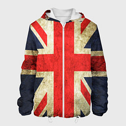 Куртка с капюшоном мужская Великобритания, цвет: 3D-белый