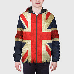 Куртка с капюшоном мужская Великобритания, цвет: 3D-черный — фото 2