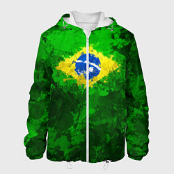 Куртка с капюшоном мужская Бразилия, цвет: 3D-белый