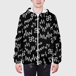 Куртка с капюшоном мужская Chemical Brothers: Pattern, цвет: 3D-белый — фото 2