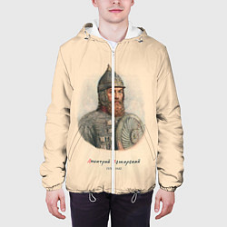 Куртка с капюшоном мужская Дмитрий Пожарский 1578-1642, цвет: 3D-белый — фото 2