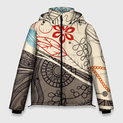 Куртка зимняя мужская Прованс, цвет: 3D-черный