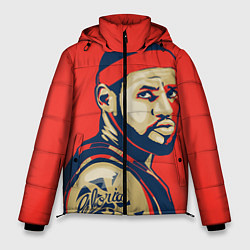 Куртка зимняя мужская LeBron James, цвет: 3D-красный