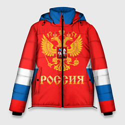 Куртка зимняя мужская Сборная РФ: домашняя форма, цвет: 3D-светло-серый