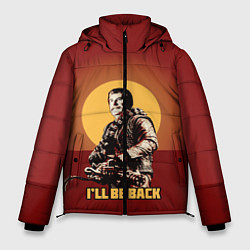Куртка зимняя мужская Stalin: Ill Be Back, цвет: 3D-красный