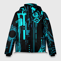 Куртка зимняя мужская Техно, цвет: 3D-светло-серый