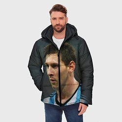 Куртка зимняя мужская Leo Messi, цвет: 3D-красный — фото 2