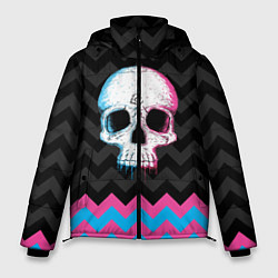 Куртка зимняя мужская Colored Skull, цвет: 3D-светло-серый