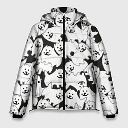 Куртка зимняя мужская Undertale Annoying dog, цвет: 3D-светло-серый