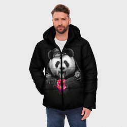 Куртка зимняя мужская Donut Panda, цвет: 3D-красный — фото 2