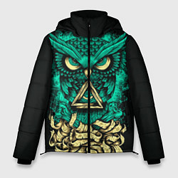 Куртка зимняя мужская Bring Me The Horizon: Owl, цвет: 3D-светло-серый