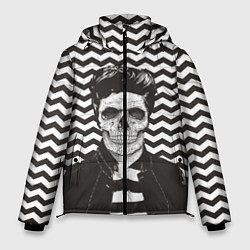 Куртка зимняя мужская Мертвый модник, цвет: 3D-черный