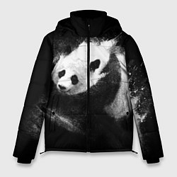Куртка зимняя мужская Молочная панда, цвет: 3D-черный