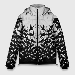 Куртка зимняя мужская Птичий вихрь, цвет: 3D-черный